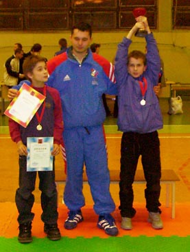 Максименко Тимофей и Серегин Слава - чемпионы Москвы по кик-боксингу.